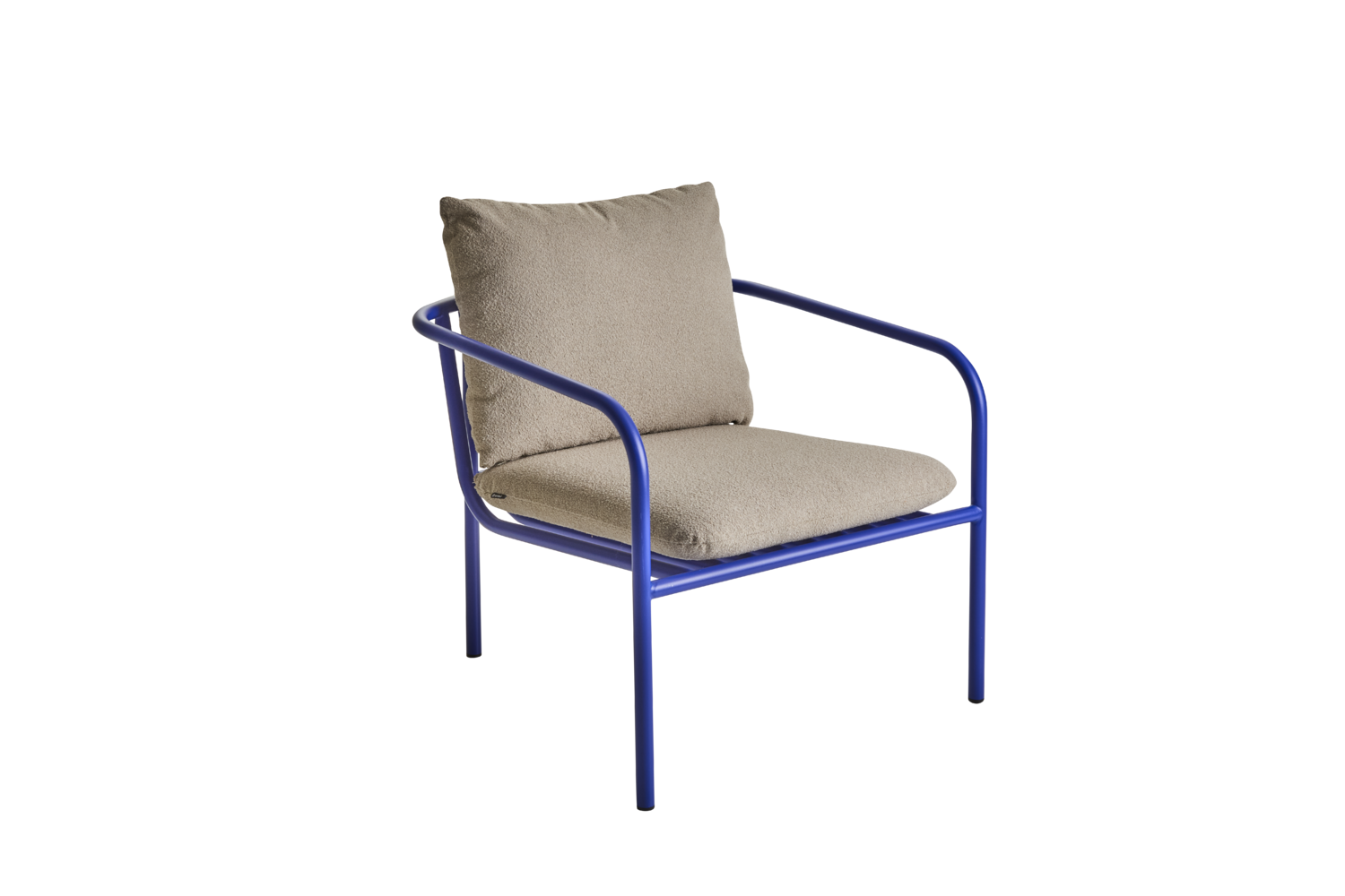 Bendt fåtölj Indigo Blue/Teddy Beige