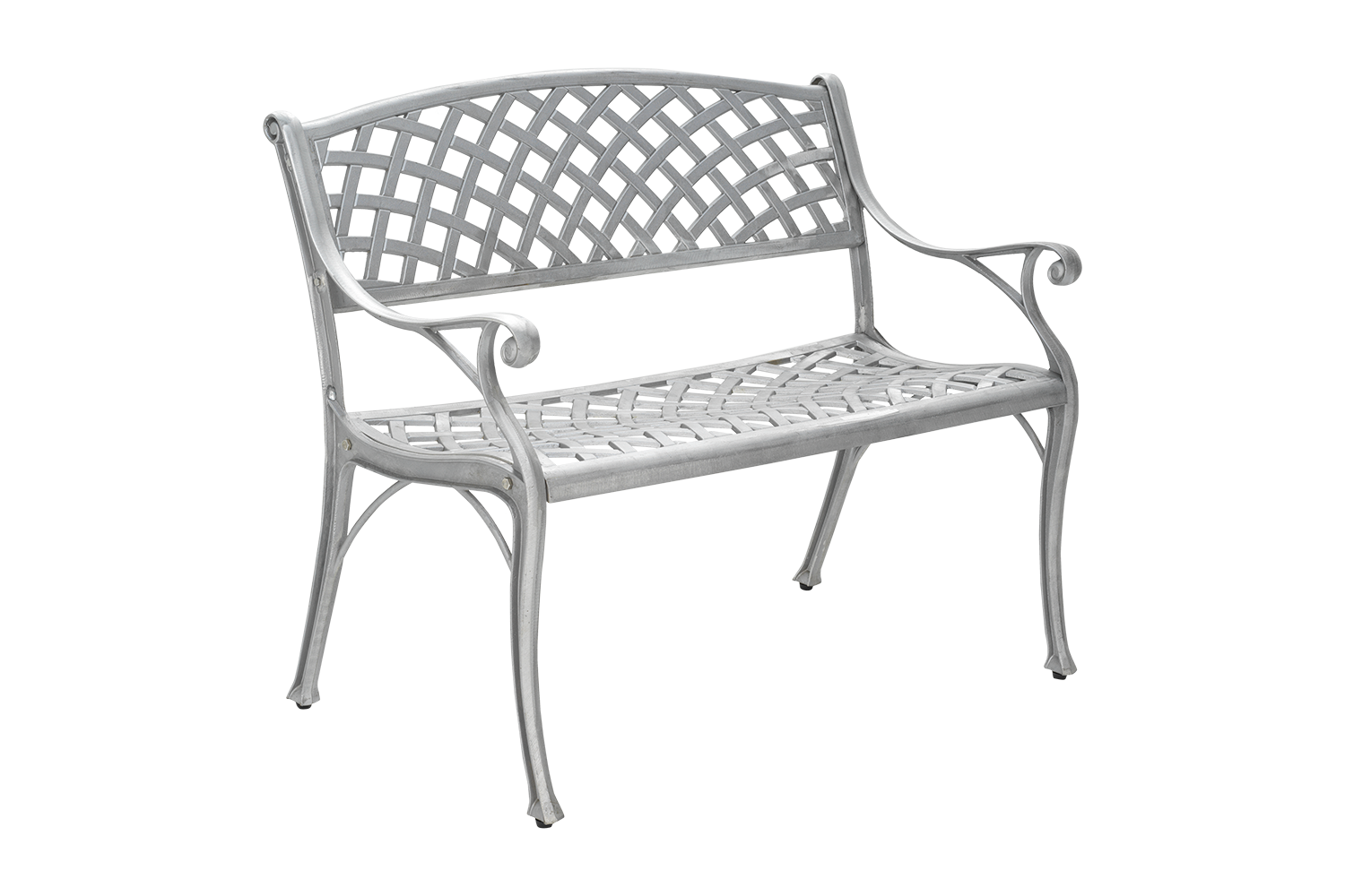 Arras 2-sitssoffa Aluminium