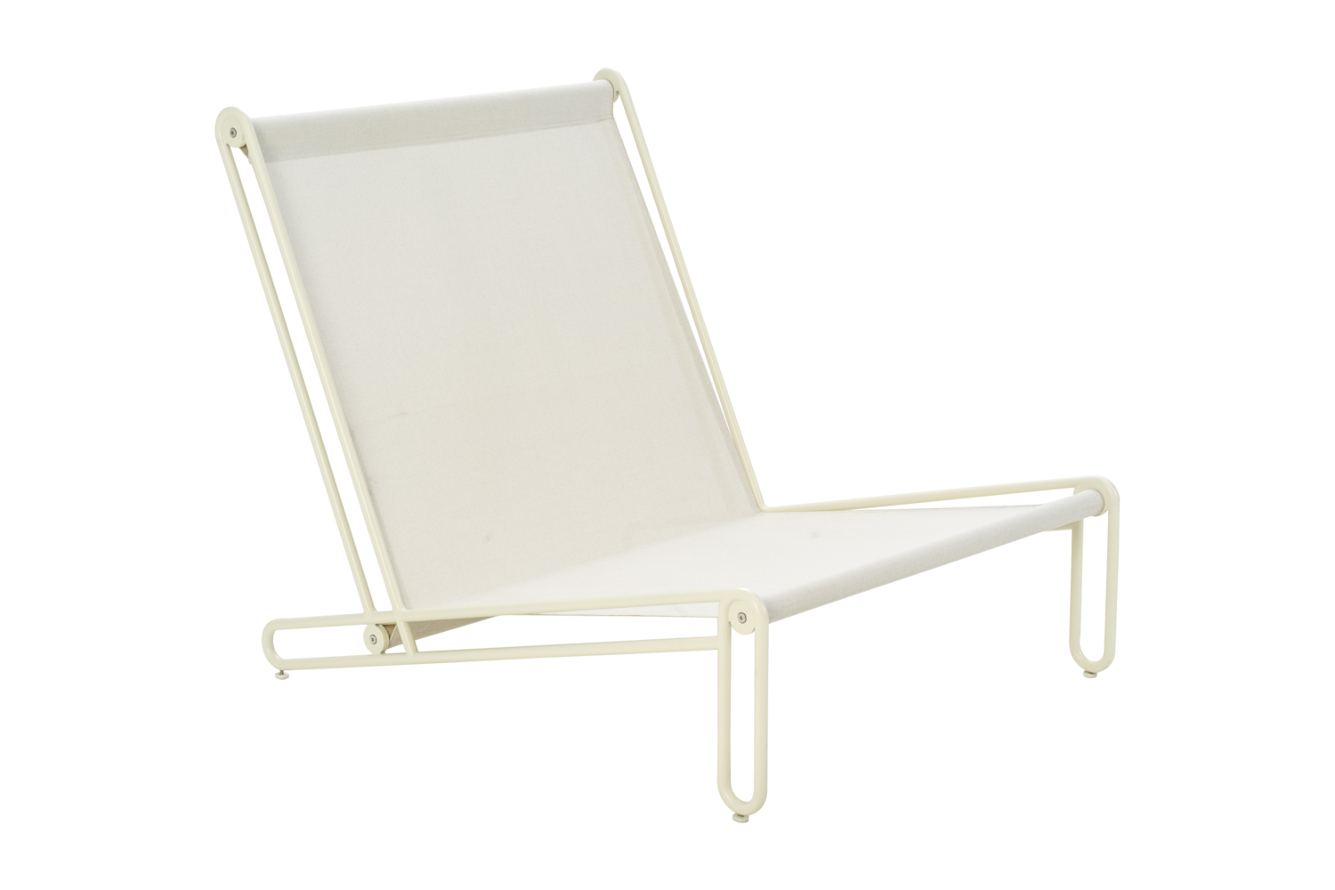 Blixt loungefåtölj Pearl White/Teddy Orange