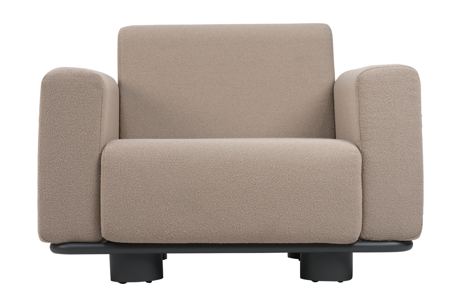 Bolster fåtölj Antracit/Teddy Beige