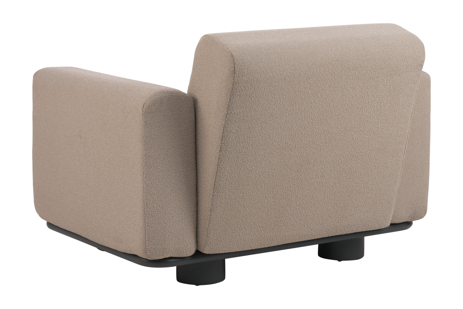 Bolster fåtölj Antracit/Teddy Beige