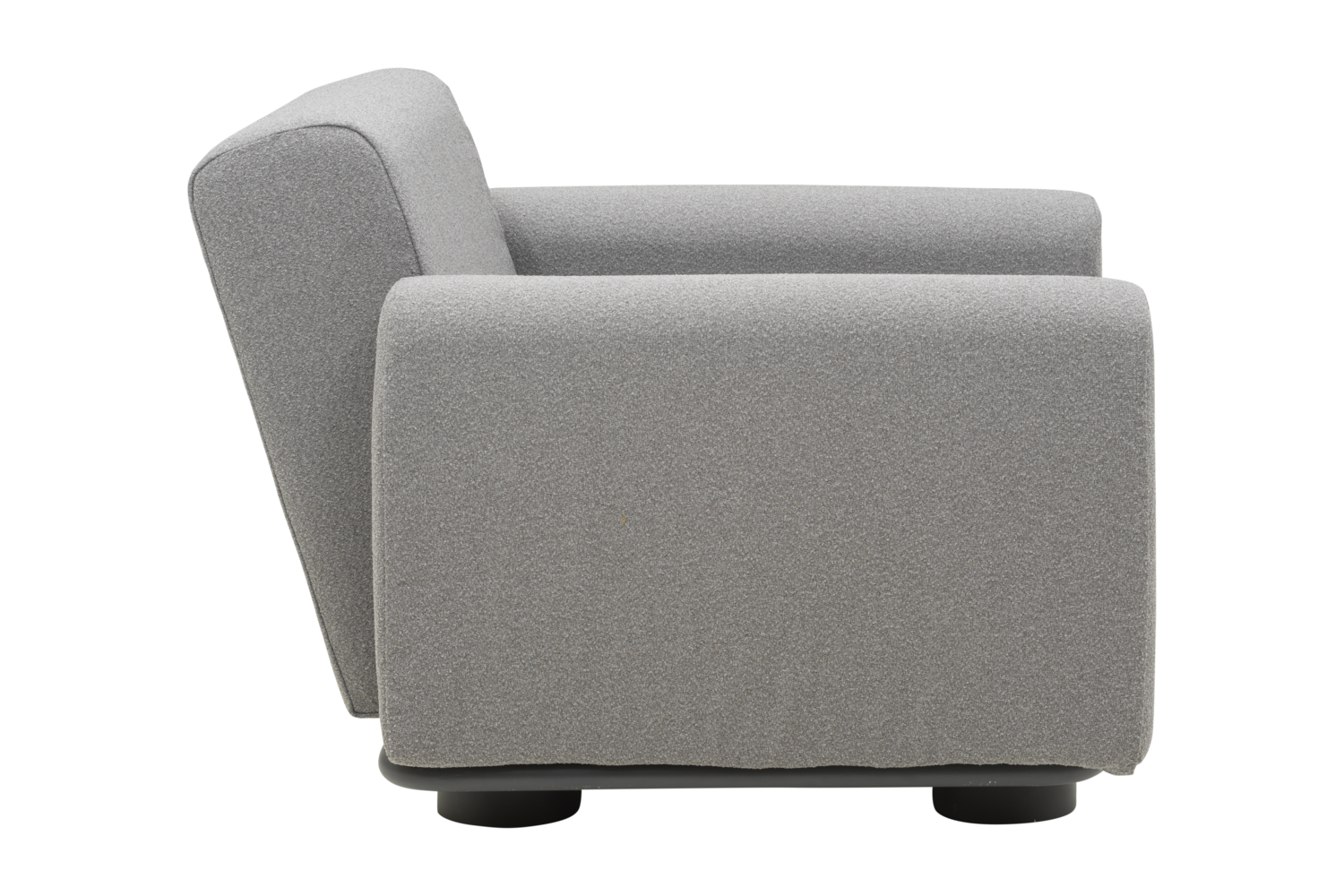 Bolster fåtölj Antracit/Teddy Grey