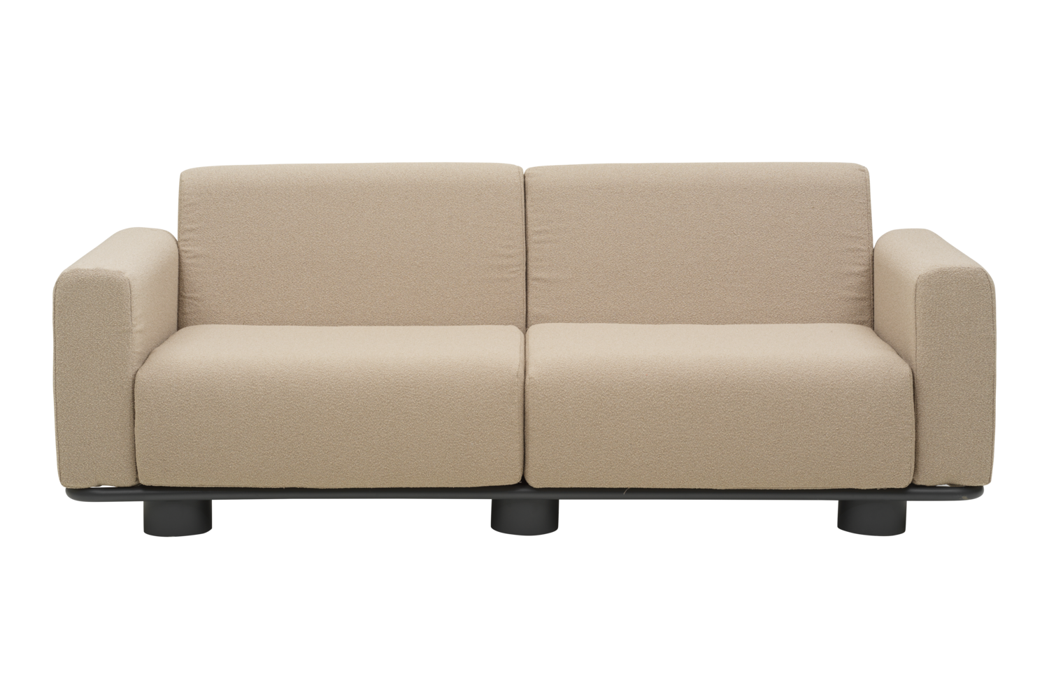 Bolster 2,5-sits soffa Antracit/Teddy Beige