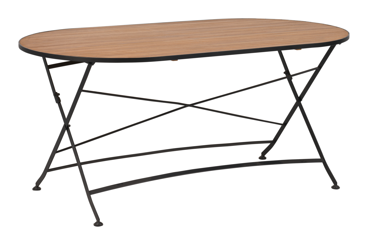 Brewer matbord Svart/teak