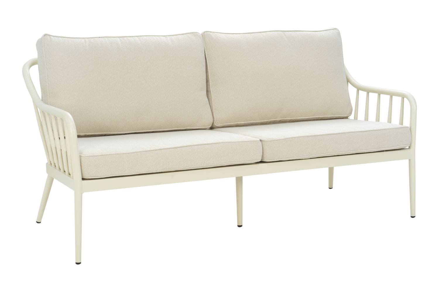 Coleville 3-sitssoffa Pearl White/Dot Beige