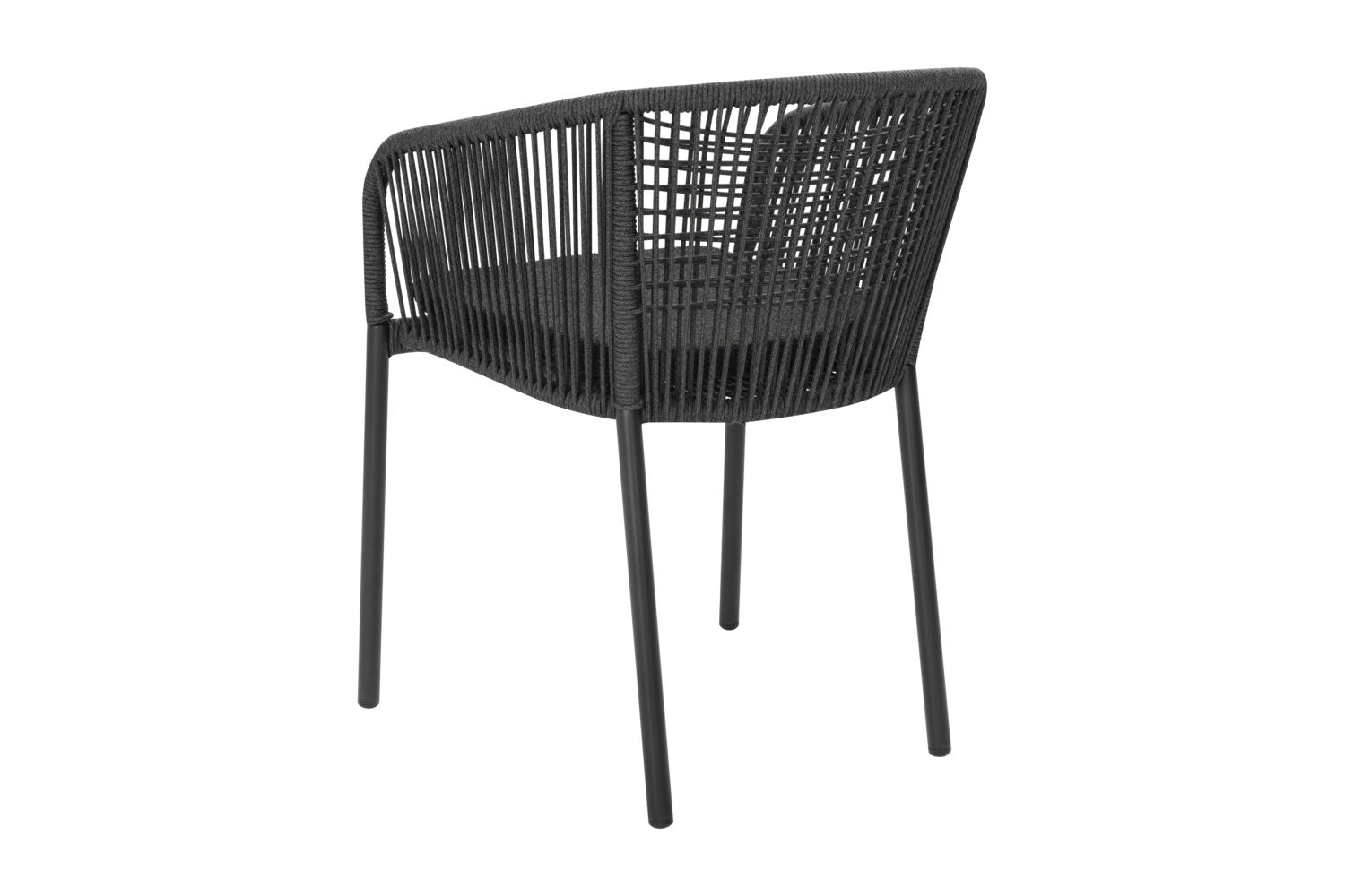Delta karmstol Svart/Teddy Black