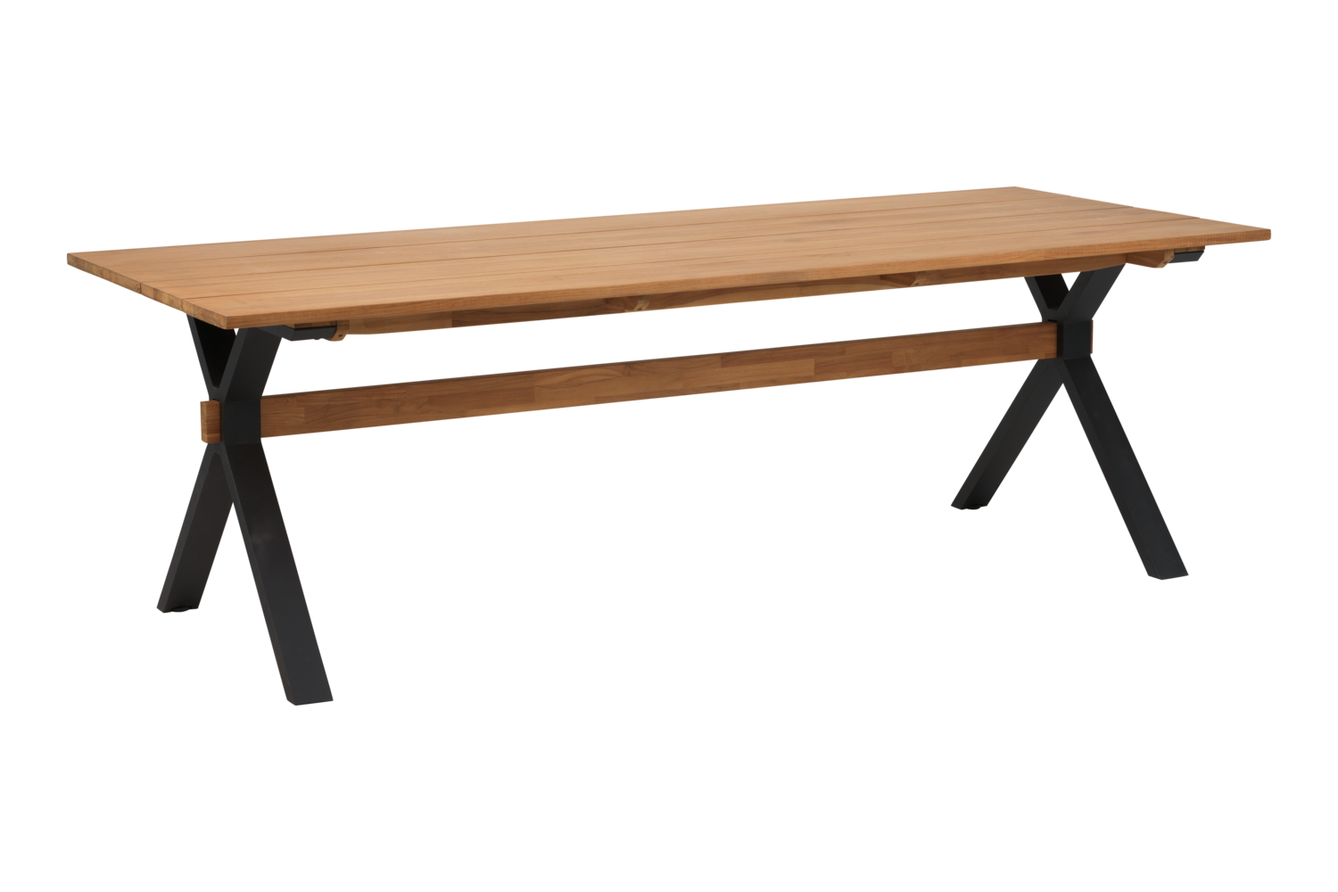 Mark matbord Svart/teak