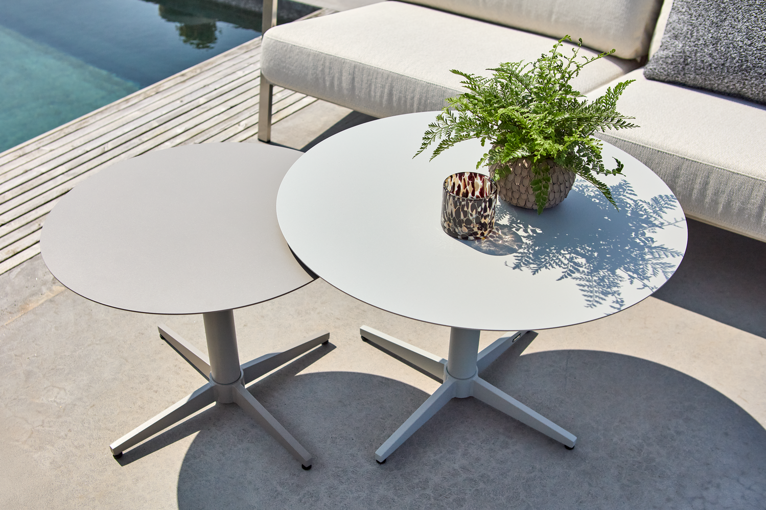 Mill soffbord Pearl white