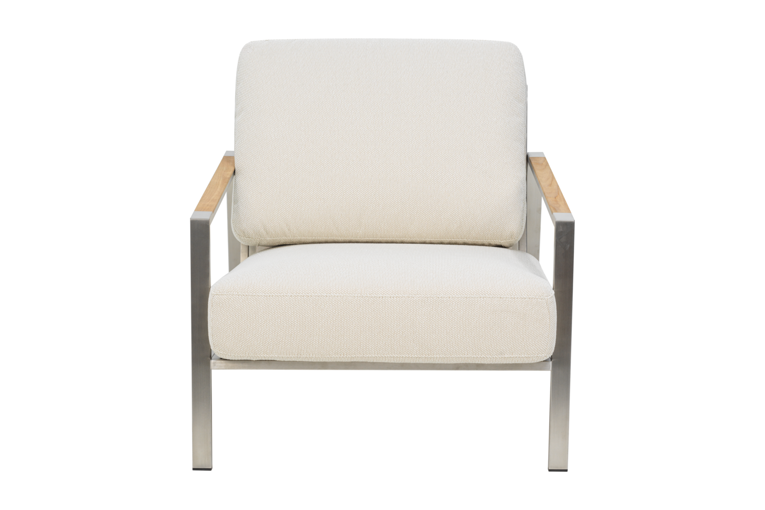 Naos fåtölj Stainless Steel/Dot Beige
