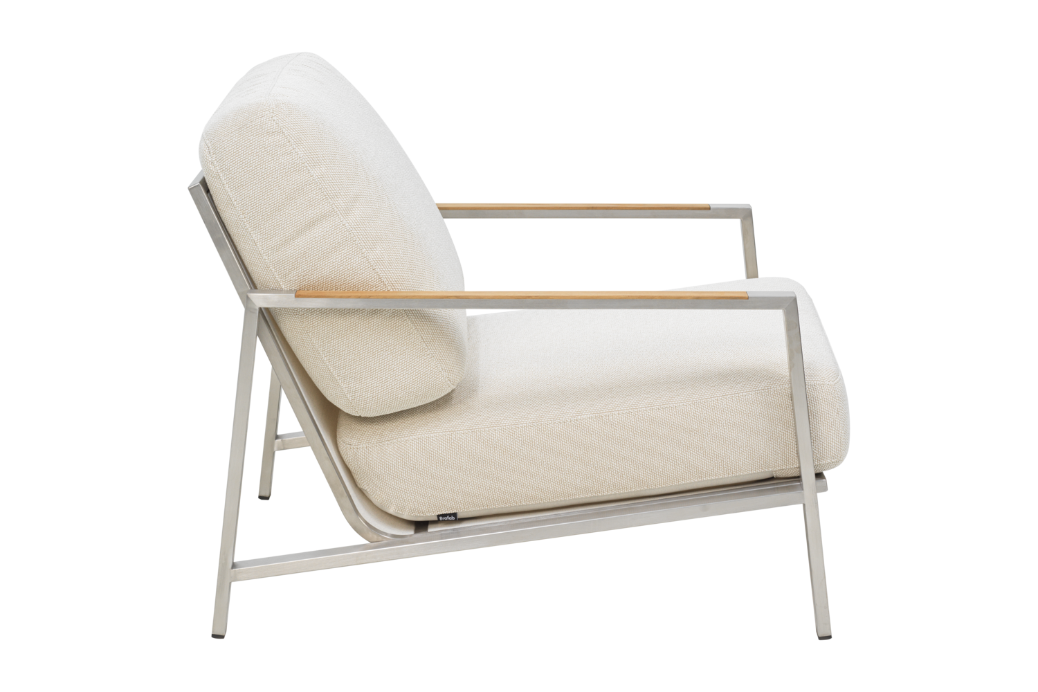 Naos fåtölj Stainless Steel/Dot Beige