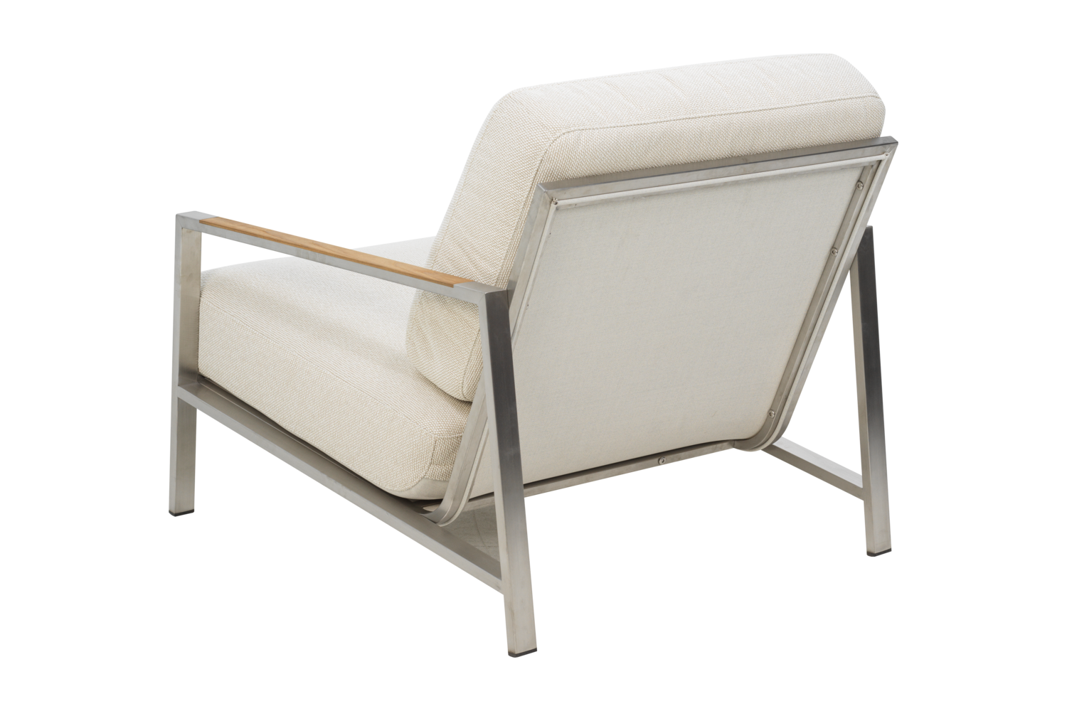 Naos fåtölj Stainless Steel/Dot Beige