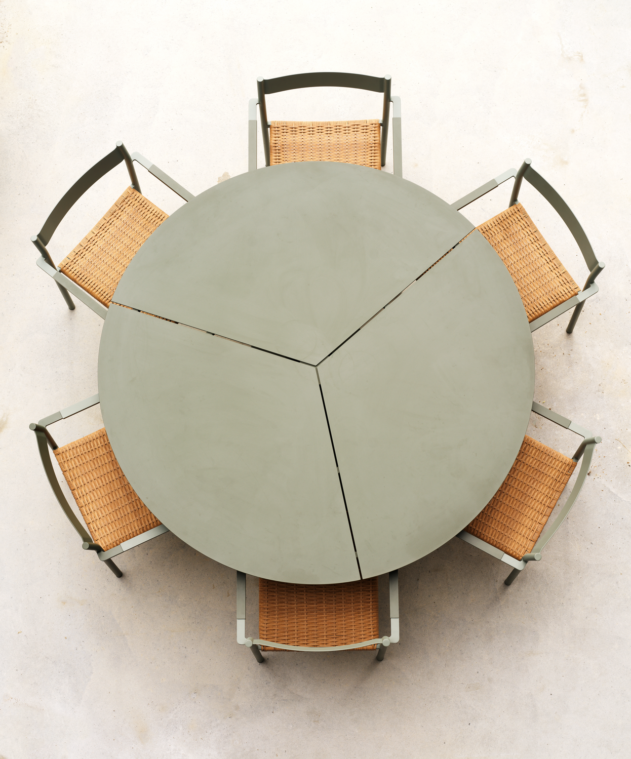 DK matstol Nordic Green/Natur