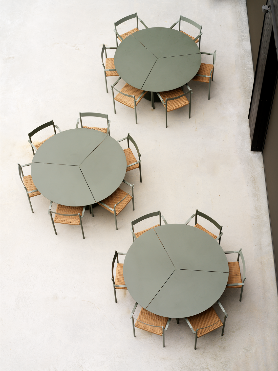 DK matstol Nordic Green/Natur