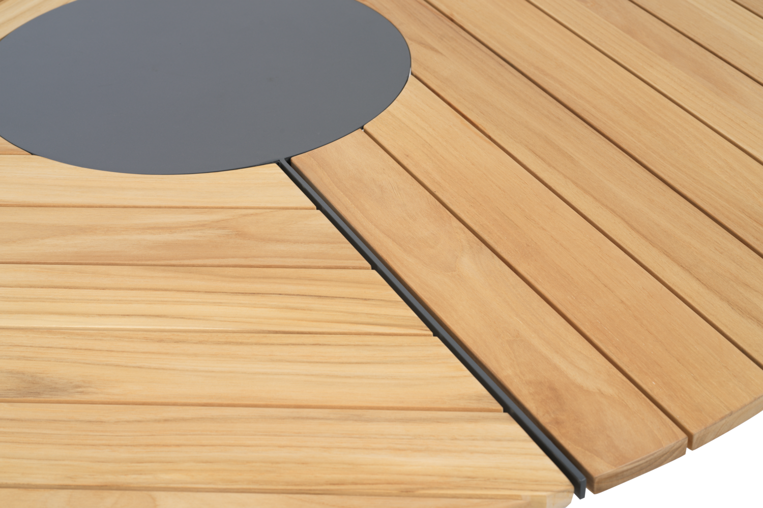 Peace Wood matbord Antracit/Teak
