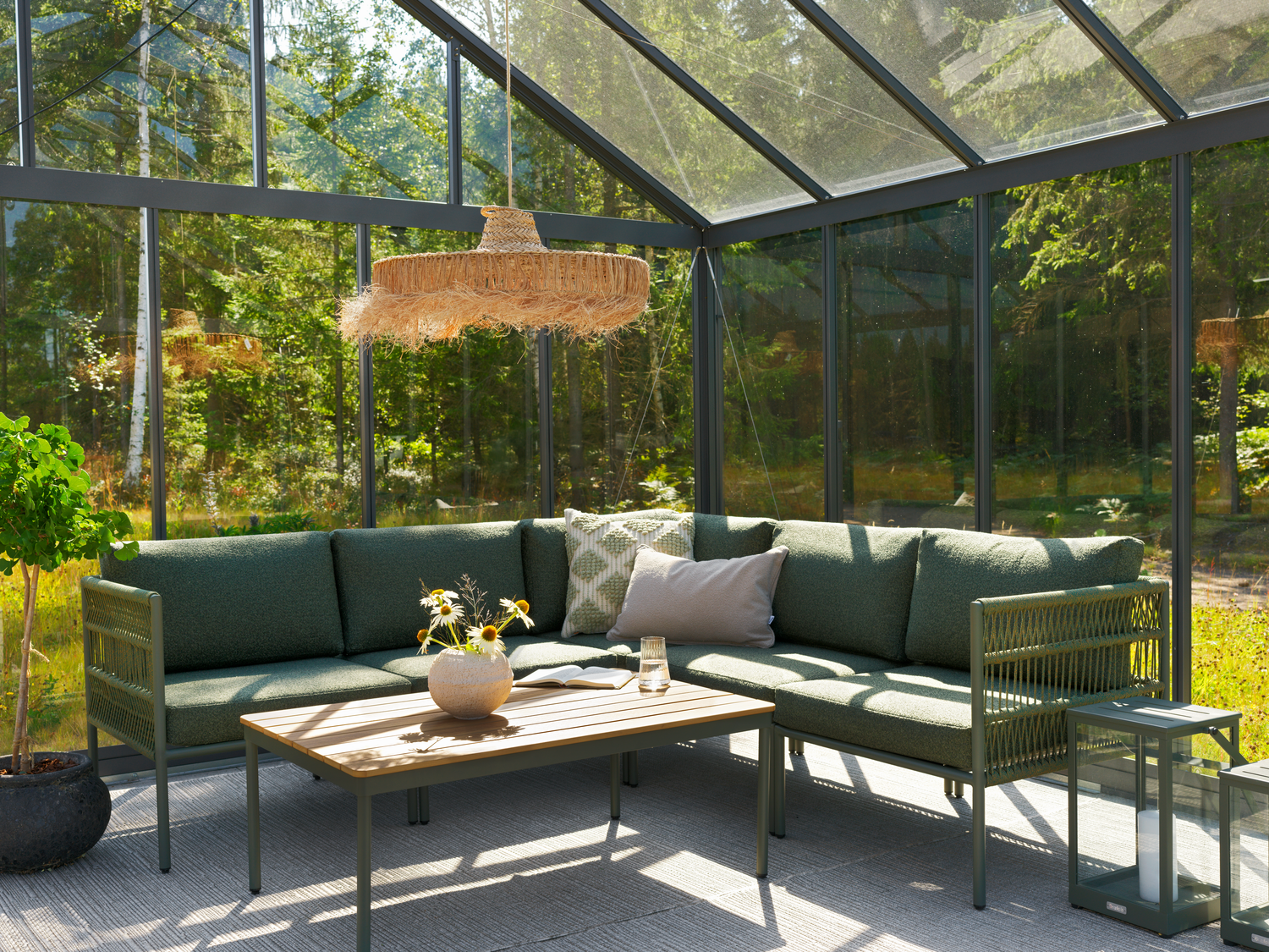 Reno soffbord Nordic Green/Natural Would