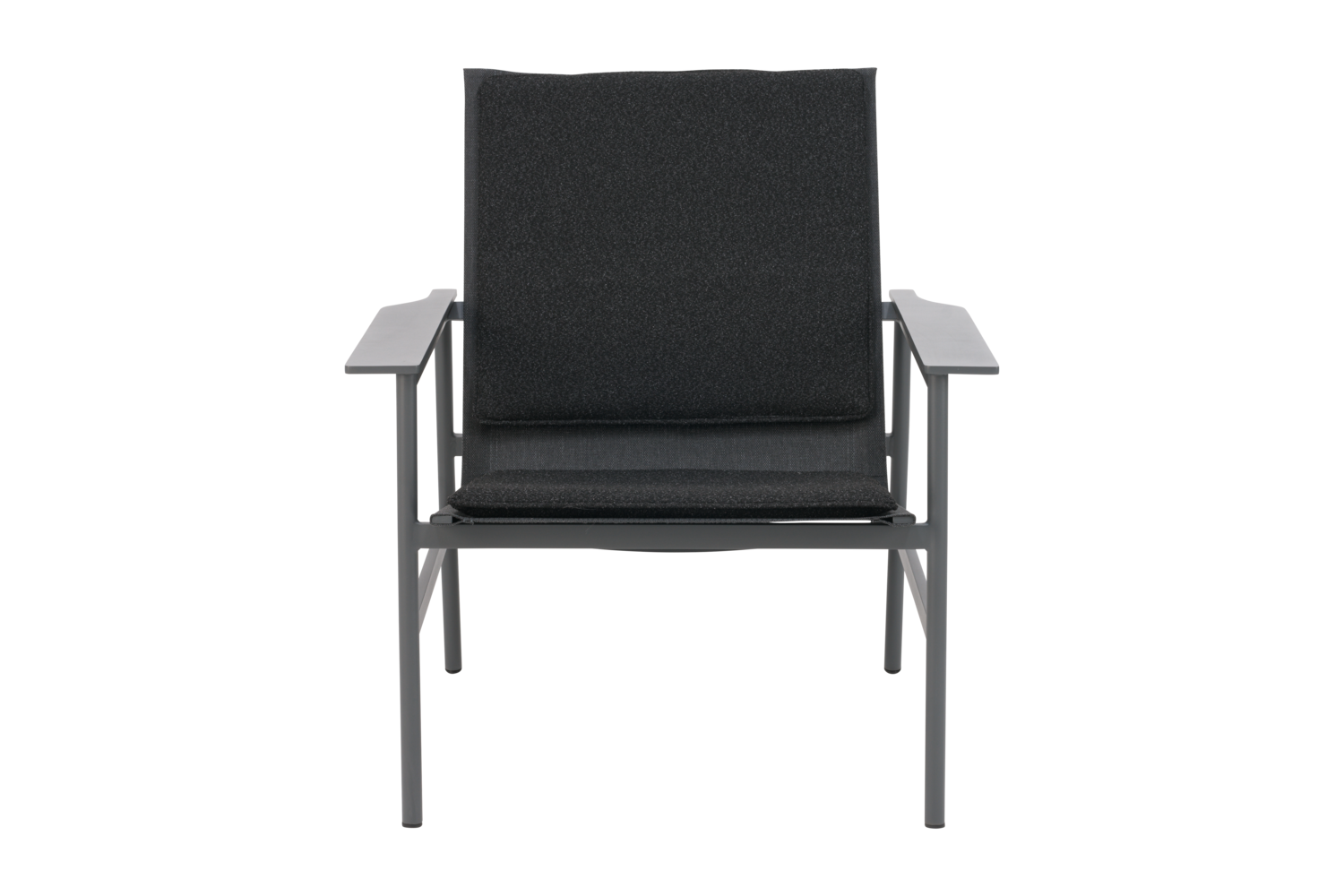Soro loungefåtölj Antracit/Teddy Black